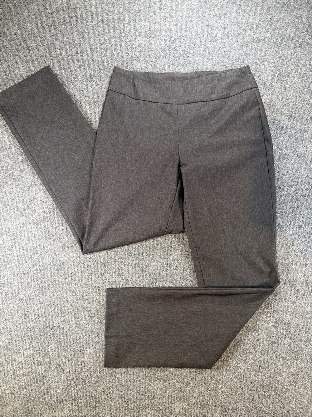 Tribal Women's Charcoal Stretch Ponte Slim Trousers Size 6